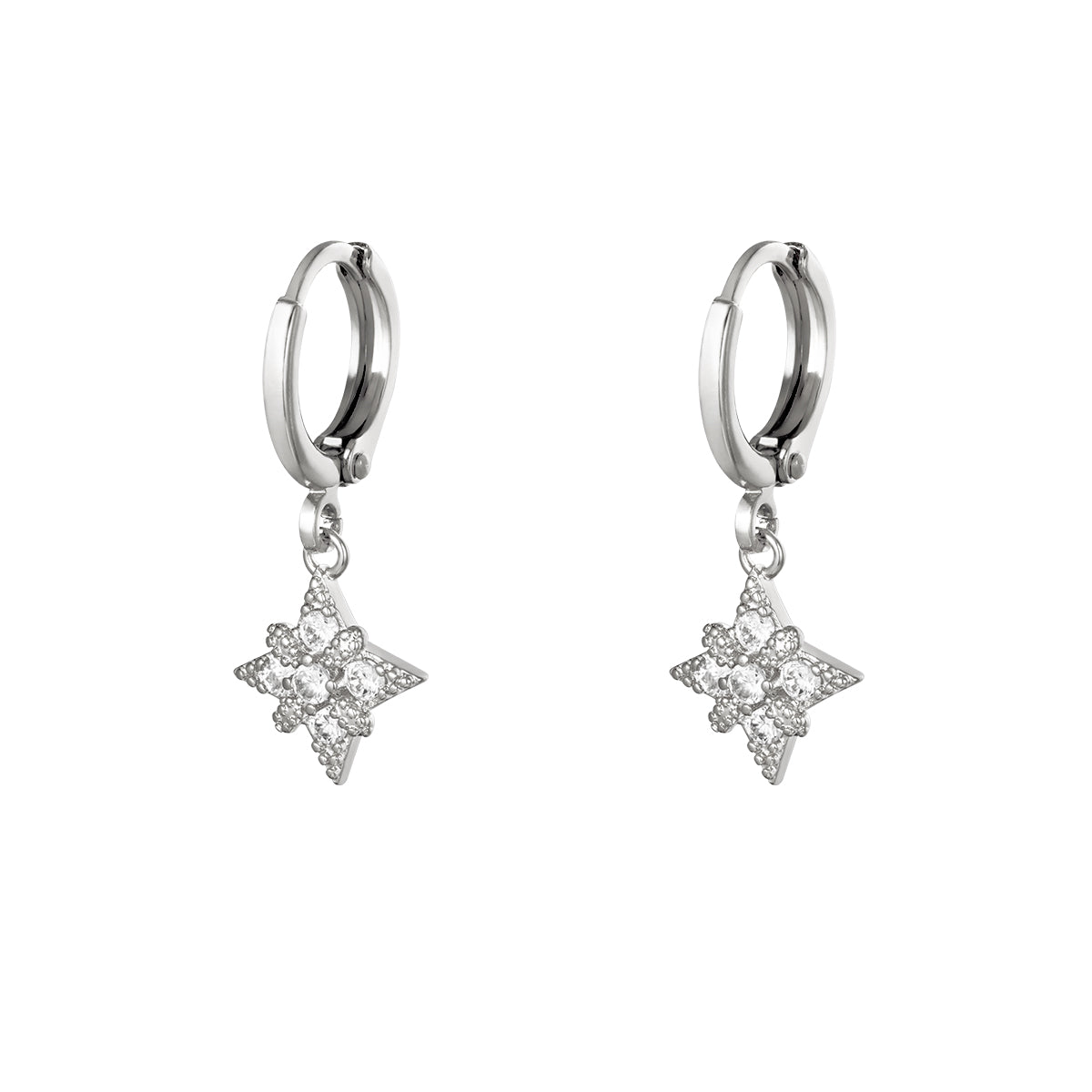 Diamante hot sale star earrings